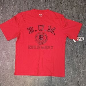 DEADSTOCK W/tags. B.U.M. Equipment Tee Shirt Size Large